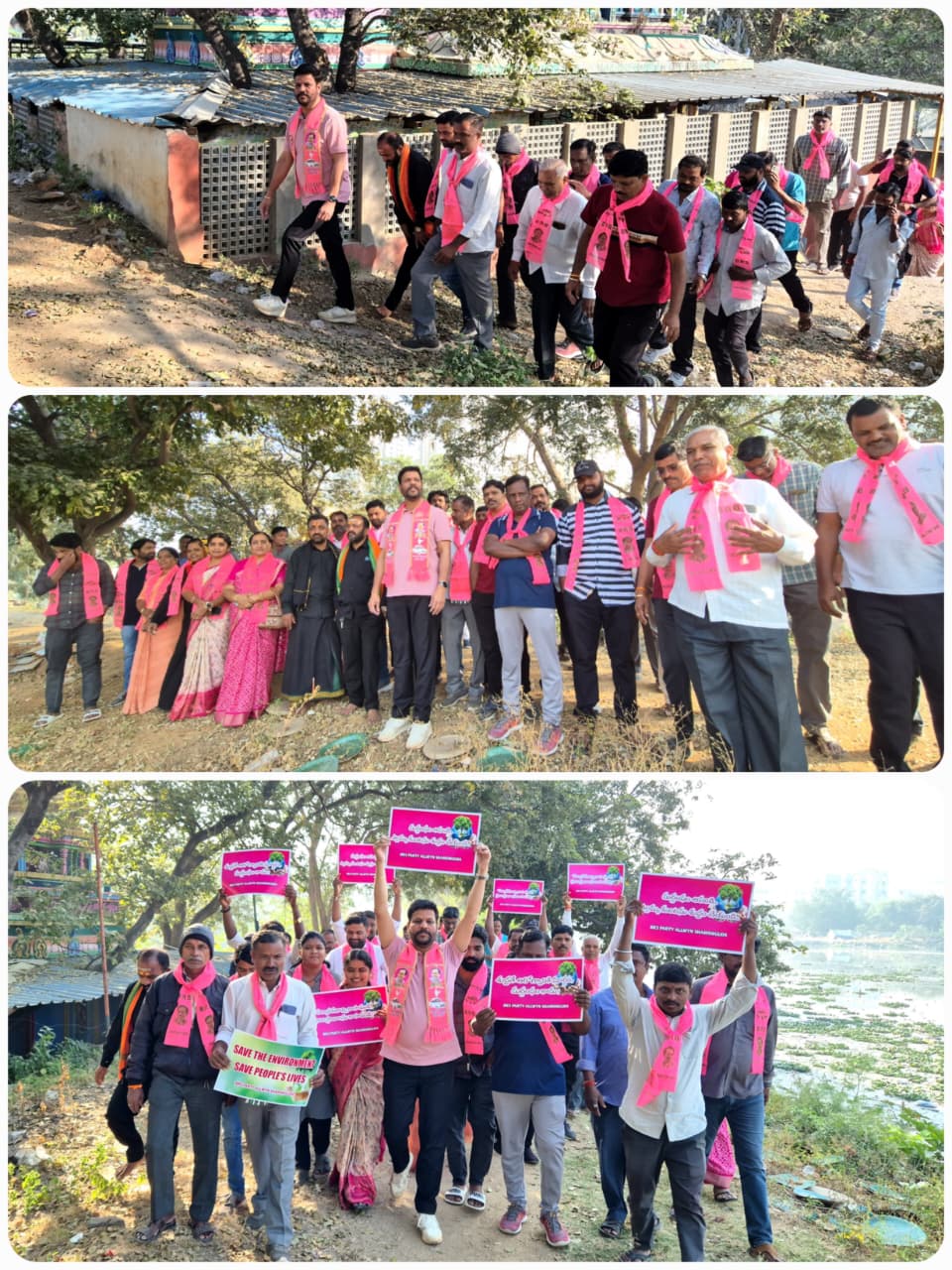 ఎల్లమ్మ చెరువు ప్రక్షాళన చేయాలి.ఎర్రబెల్లి సతీష్ రావు