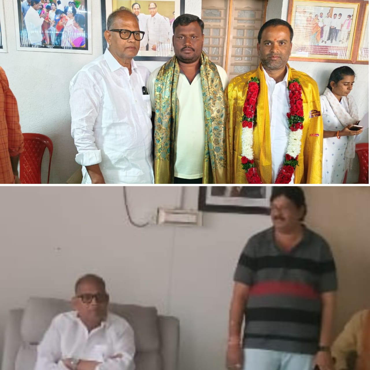 డాకూర్ గ్రామ లో జైపాల్ రెడ్డి శాలువాతో,సన్మానించి శుభాకాంక్షలు తెలిపారు