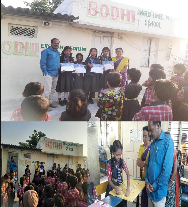 బోధి ఇంగ్లీష్ మీడియం పాఠశాలలో ఘనంగా జాతీయ గణిత దినోత్సవం