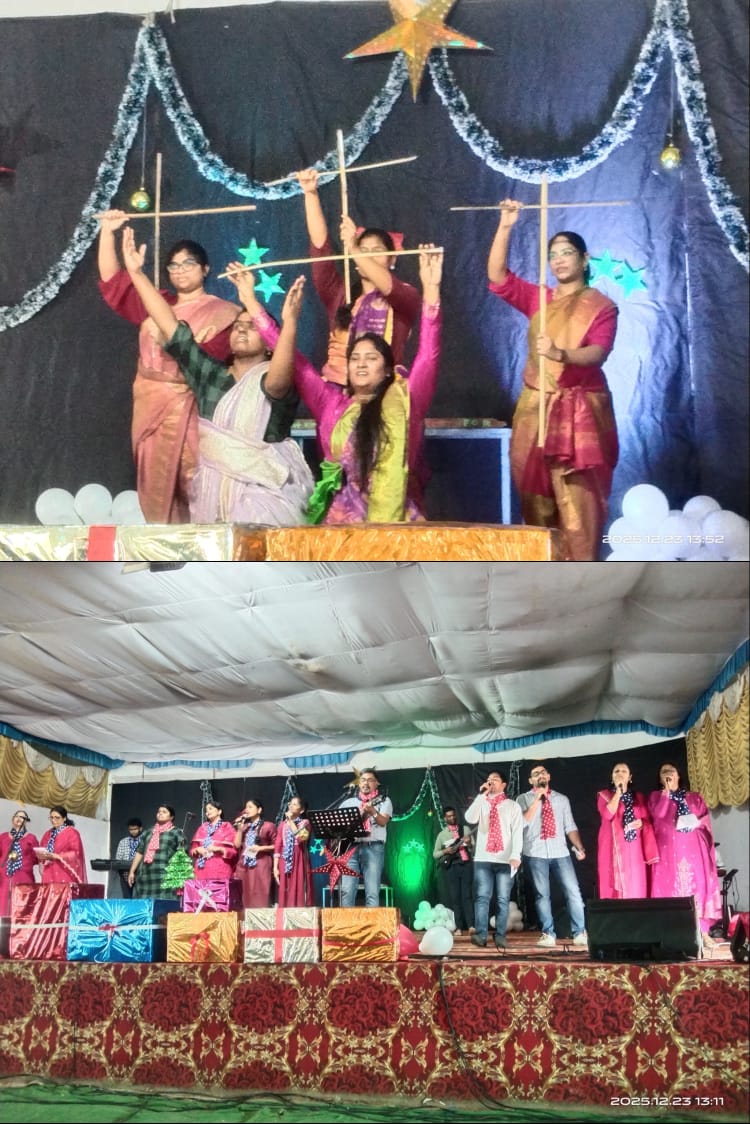 తడ్కల్ లో గాస్పత్ చర్చ్ ఆధ్వర్యంలో సెమీ క్రిస్మస్ వేడుకలు,