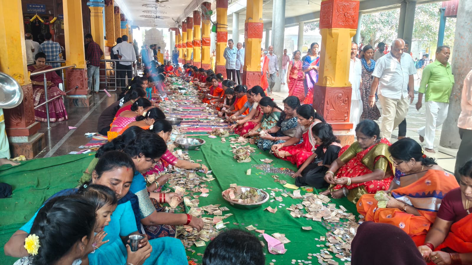 గణేష్ గడ్డ సిద్ధి గణపతి దేవస్థానంలో హుండీ లెక్కింపు