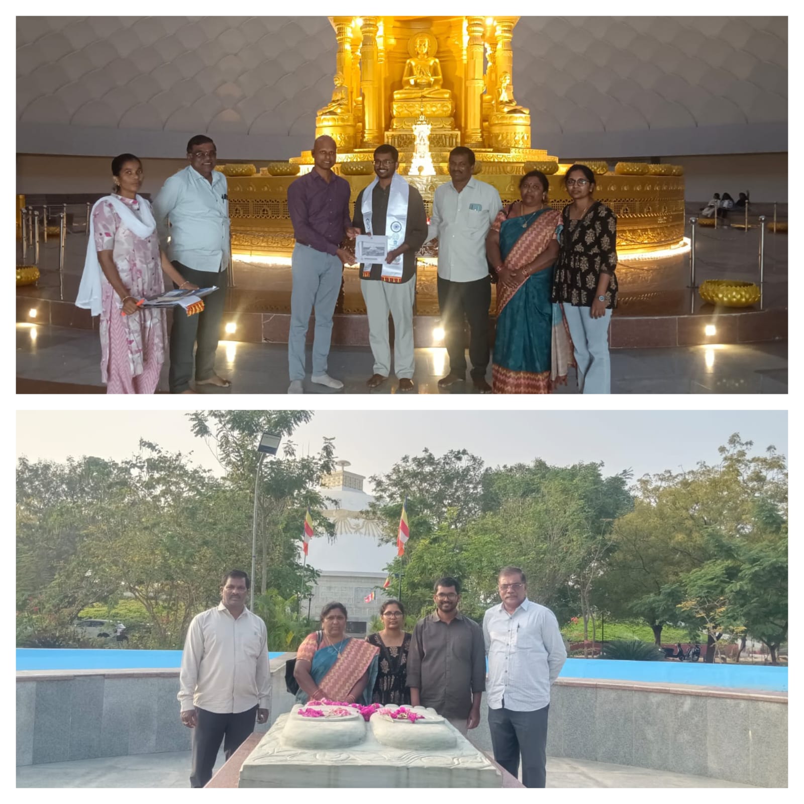 బుద్ధ వనములో ప్రముఖుల సందడి