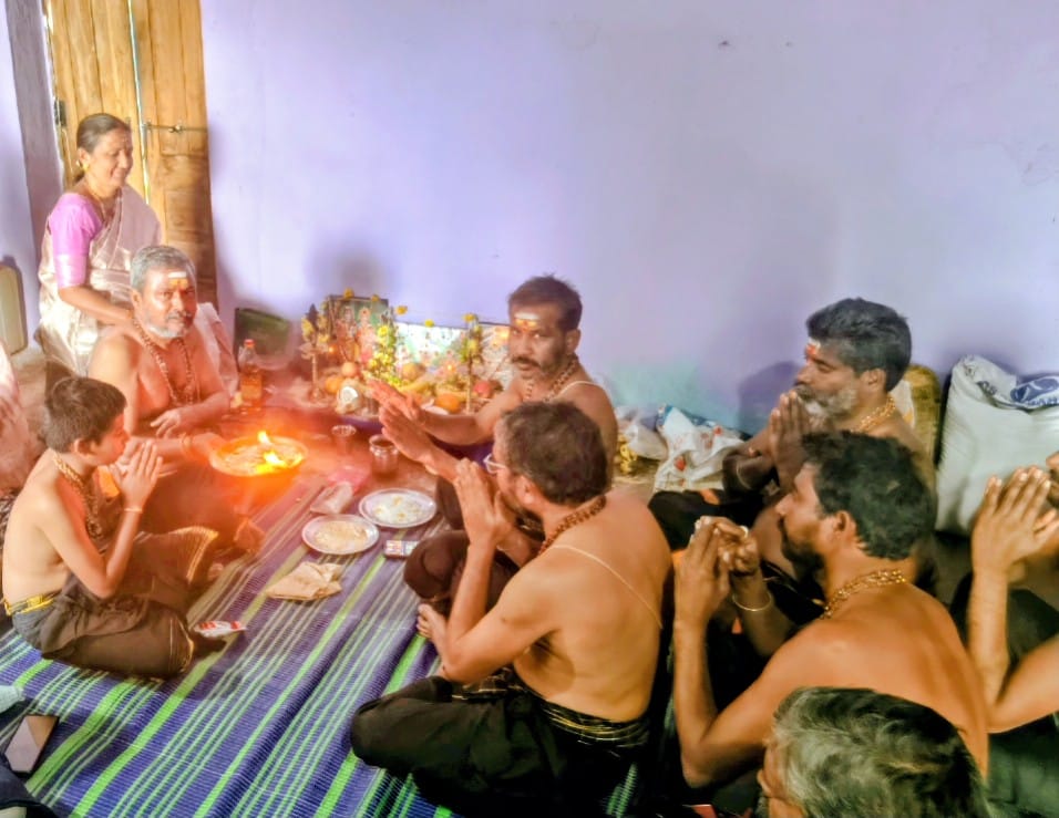 .ఘనంగా అయ్యప్ప పాఠము పూజ.