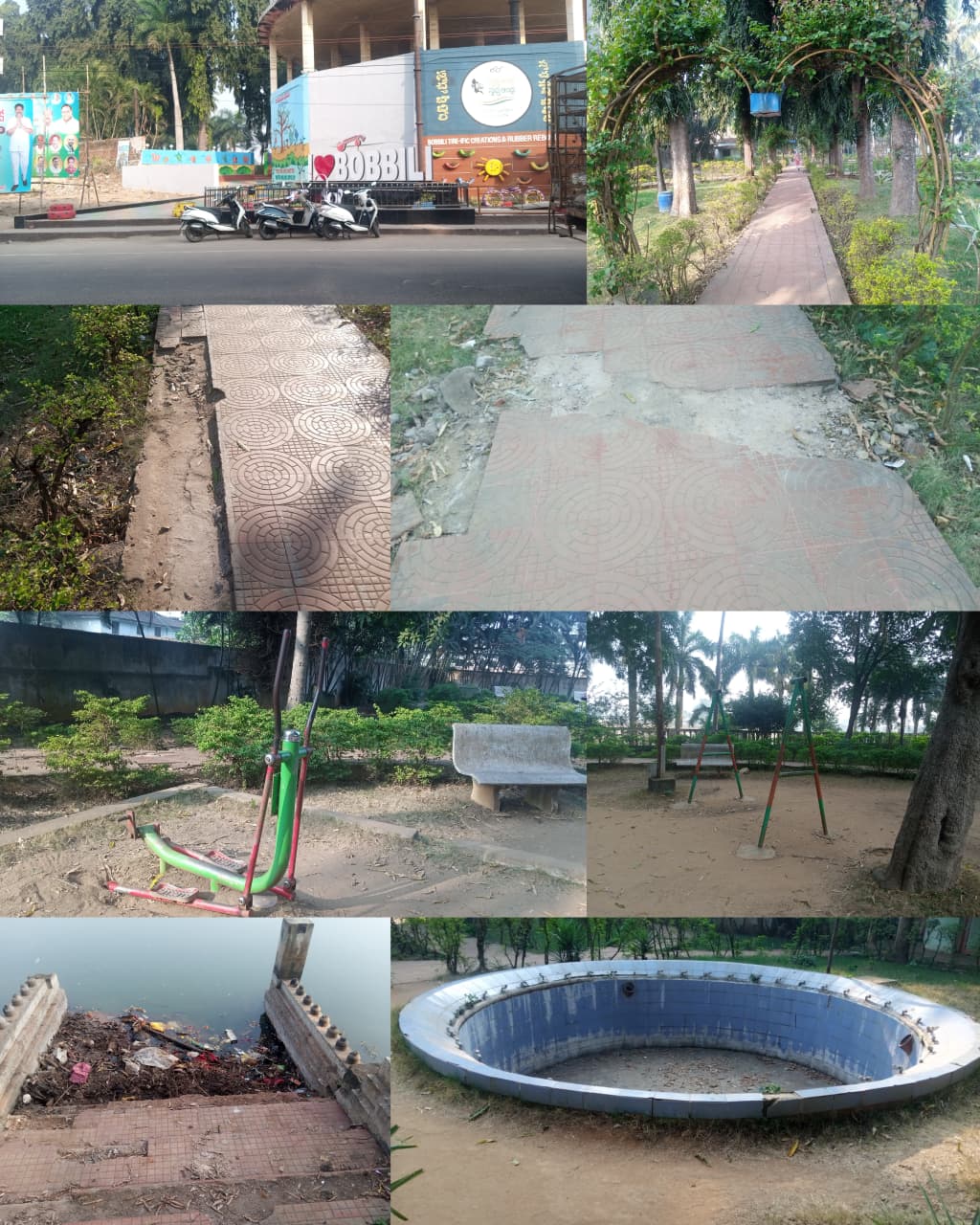 బొబ్బిలి పార్కుకు ‘కళ’ వచ్చేదెప్పుడు? బయట హంగులు.. లోపల వెతలు!