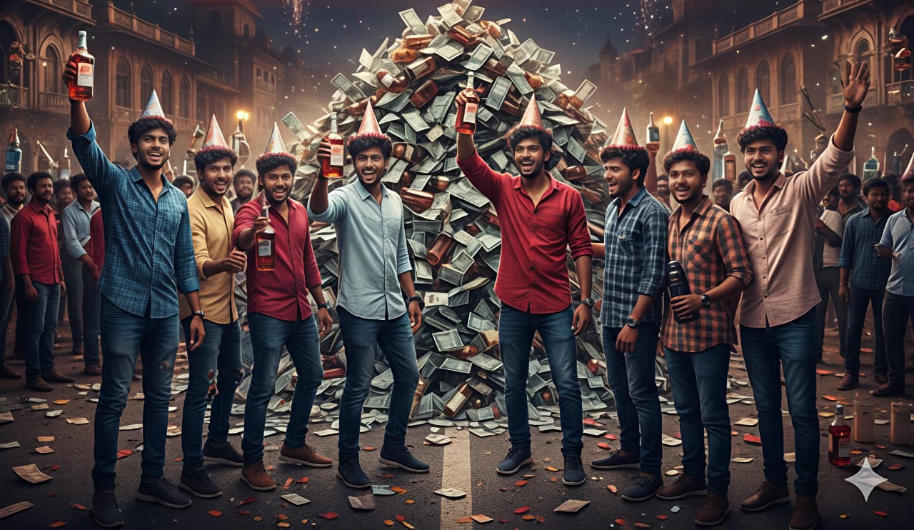 విజయనగరంలో మందుబాబుల ‘కిక్కు’: ఒక్క రోజే రూ. 7.76 కోట్ల మద్యం విక్రయాలు!