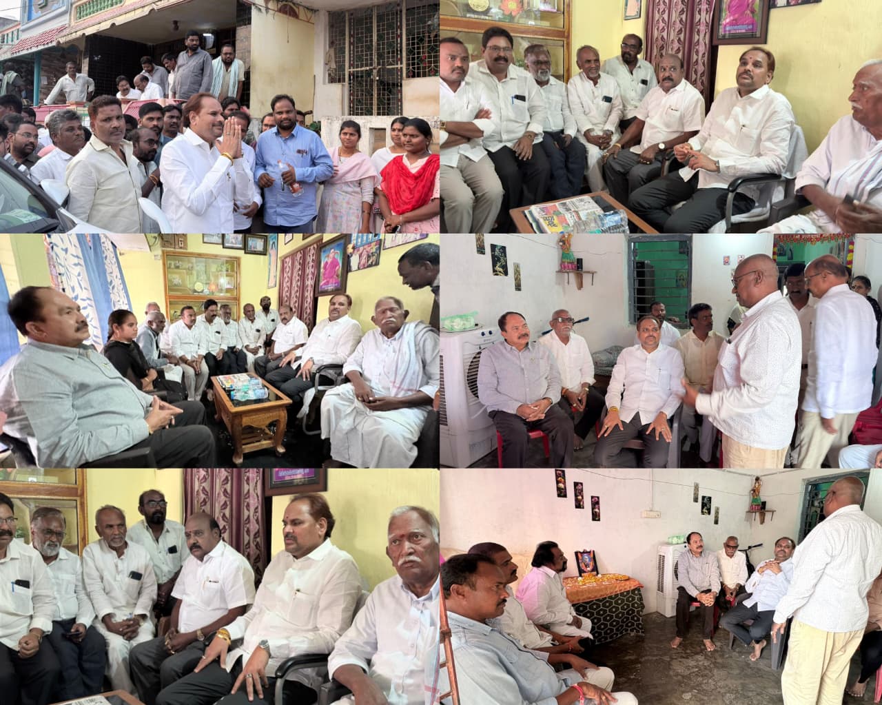 బాధిత కుటుంబాలకు అండగా మజ్జి శ్రీనివాసరావు (చిన్న శ్రీను): పలువురి మృతి పట్ల పరామర్శ