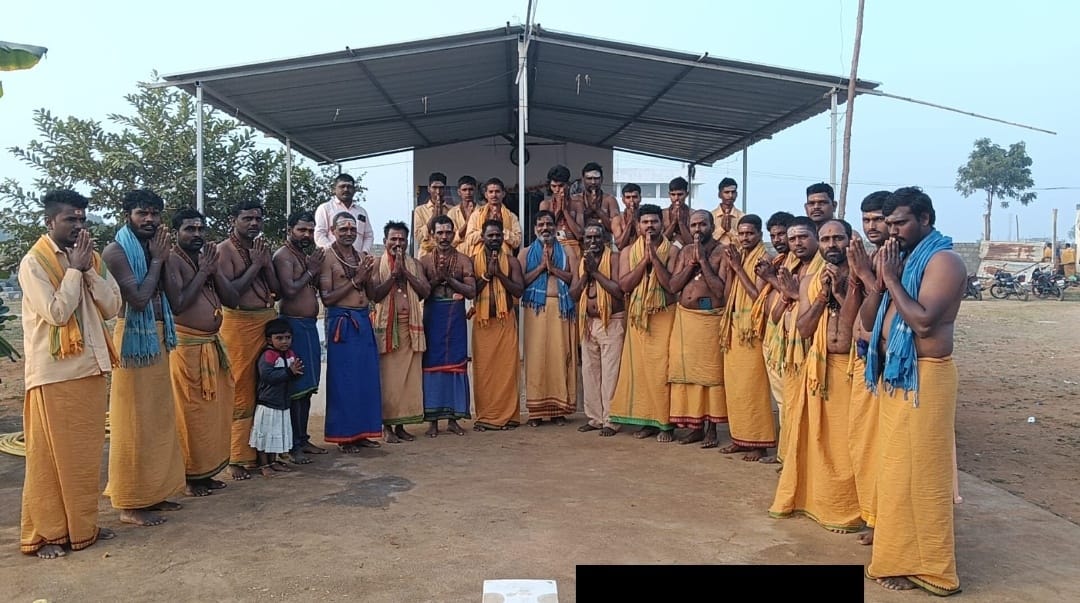 రామలింగేశ్వర స్వామి ఆలయ హాలుకై తొమ్మిది లక్షల ప్రొసీడింగ్