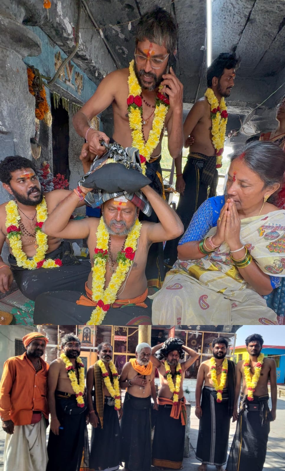 …..శబరిమలై యాత్రకు బయలుదేరిన అయ్యప్ప స్వాములు