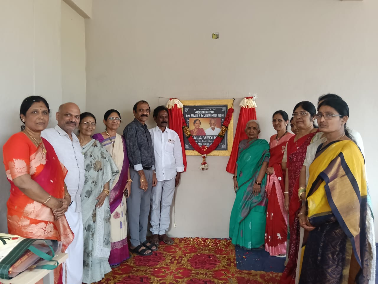 పాటూరు జడ్పీహెచ్ హైస్కూల్ నందు నూతన కళావేదికను ప్రారంభించిన ఎమ్మెల్యే ఆకేపాటి అమర్నాథరెడ్డి