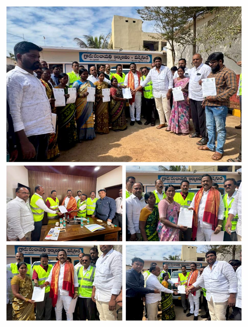 గృహ జ్యోతి పథకం లబ్ధిదారులకు ప్రోసిడింగులు అందజేసిన ఎమ్మెల్యే డాక్టర్ టి రామ్మోహన్ రెడ్డి