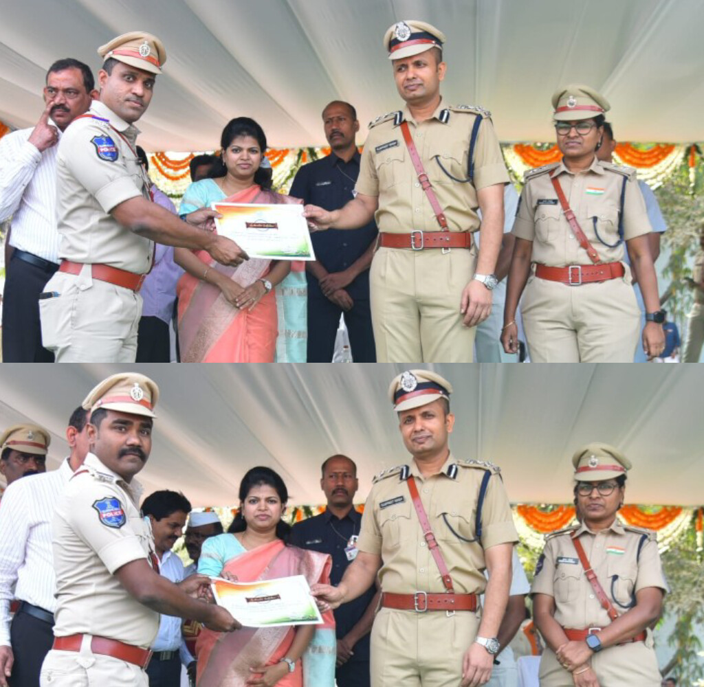 శాయంపేట సీఐ పి రంజిత్ రావు ఎస్సై జక్కుల పరమేశ్వర్ కి ప్రశంసా పత్రాలు.