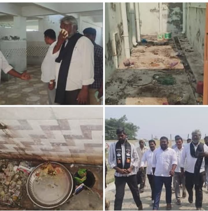 రామకృష్ణాపురం గురుకుల పాఠశాలలో ఎం.ఆర్.పి.ఎస్ (MRPS) నాయకుల తనిఖీ