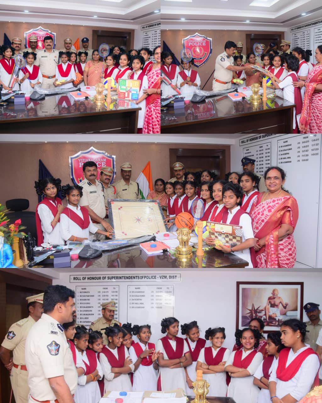 బధిర విద్యార్థుల్లో ఆత్మవిశ్వాసం నింపిన ఎస్పీ దామోదర్: క్రీడా పరికరాల పంపిణీ