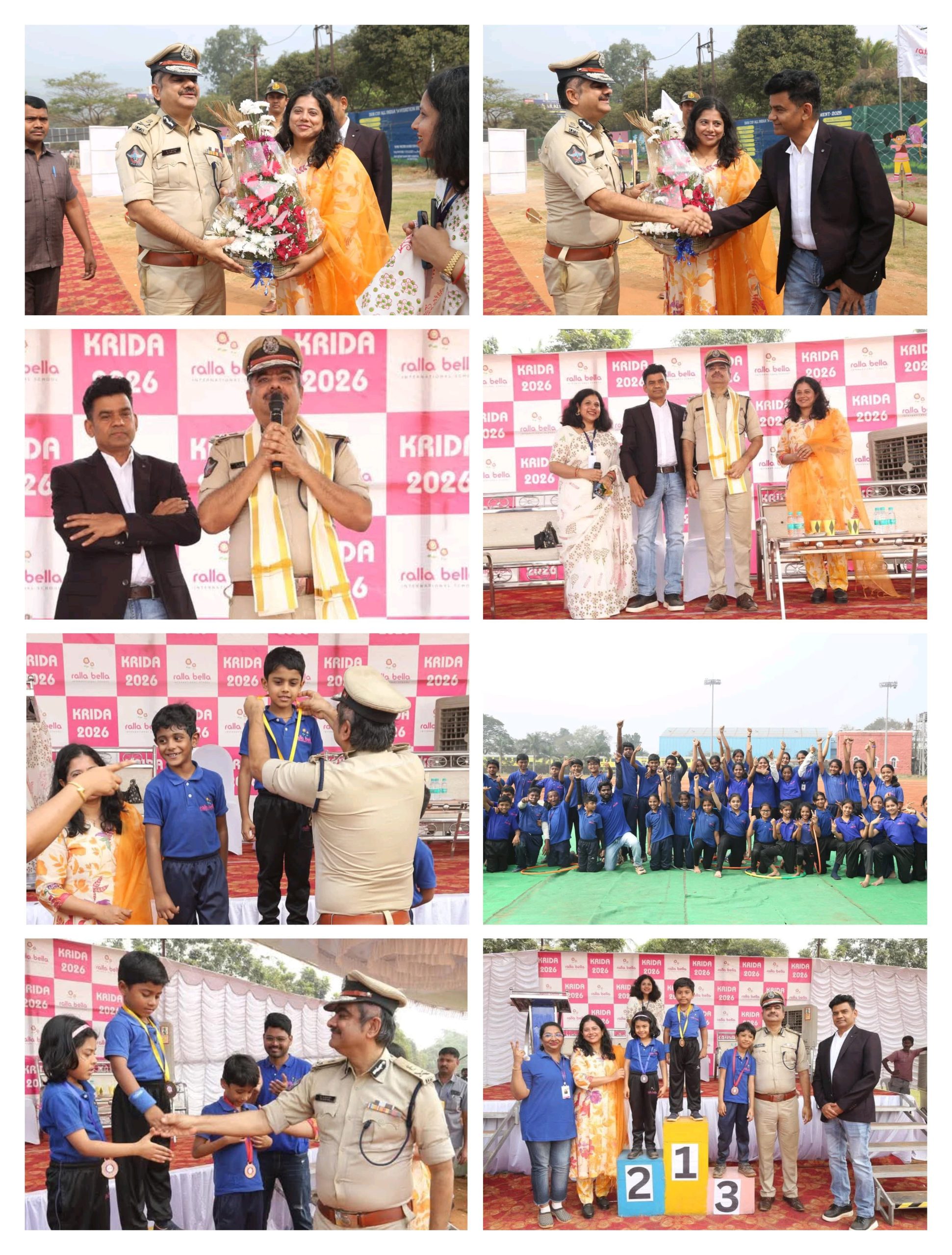 క్రీడా మైదానంలో భావి నాయకులు: చిన్నారుల్లో క్రమశిక్షణే గెలుపు మంత్రం – సీపీ శంఖబ్రత బాగ్చీ