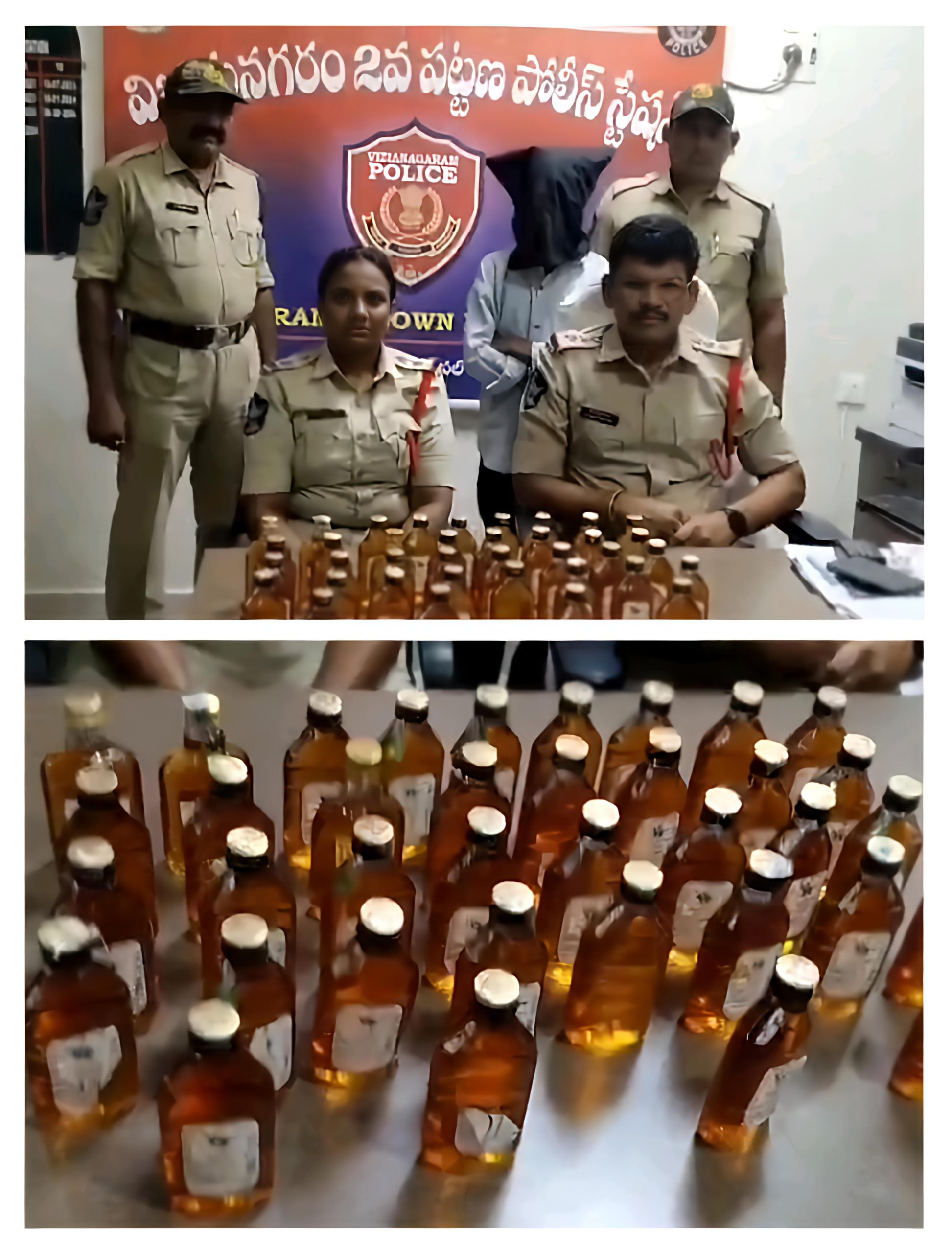 బెల్టు షాపుపై పోలీసుల మెరుపు దాడి: మద్యం బాటిళ్లు సీజ్, ఒకరి అరెస్ట్!