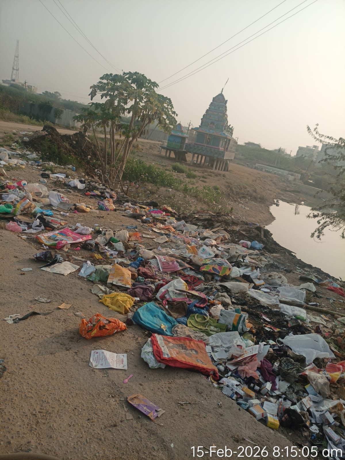 చెత్త బండి కల్కి నగర్ గంగమ్మ గుడి కాలానికి రావడం లేదు