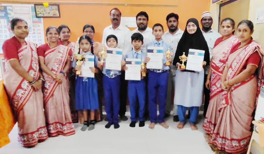 రాష్ట్రస్థాయి అబాకస్, వేదిక్ మ్యాథ్స్‌లో అన్నమాచార్య విద్యార్థుల ప్రతిభ