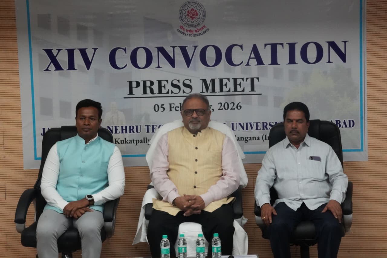 ఈనెల 7వ తేదీన జేఎన్‌టీయూహెచ్ 14వ న స్నాతకోత్సవం… ఉపకులపతి డాక్టర్ టి. కిషన్ కుమార్ రెడ్డి