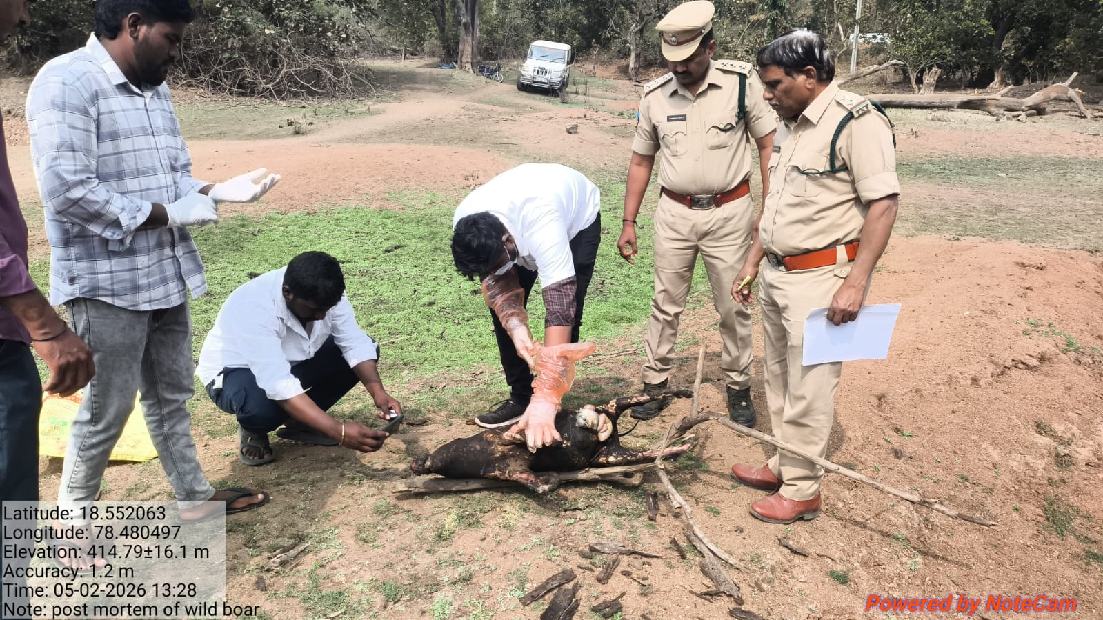 వన్యప్రాణుల చట్టం కింద కేసు నమోదు.