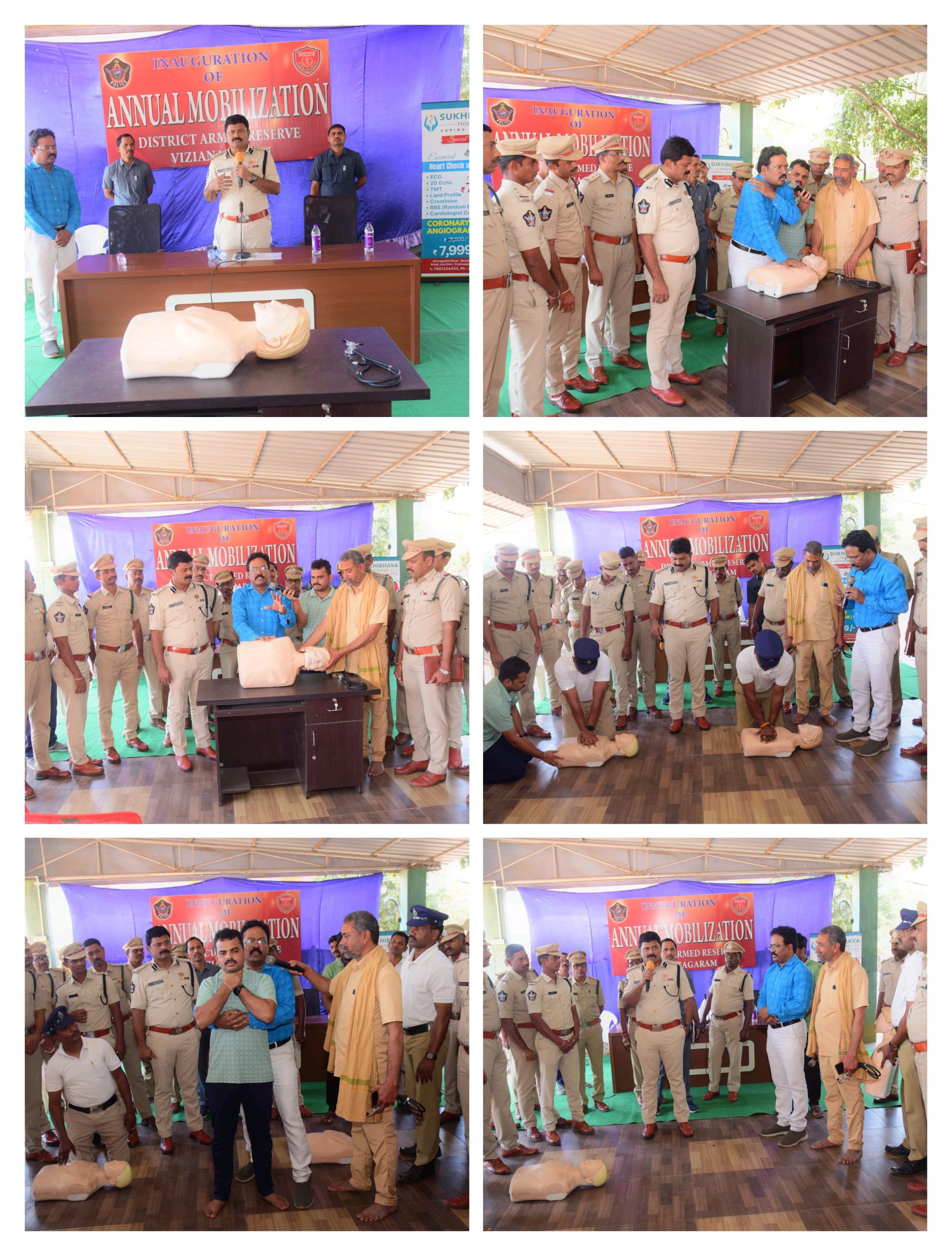 ప్రాణదాతలుగా పోలీసులు: ‘గోల్డెన్ అవర్స్’లో సి.పి.ఆర్ ప్రాముఖ్యతపై జిల్లా ఎస్పీ దామోదర్ అవగాహన!