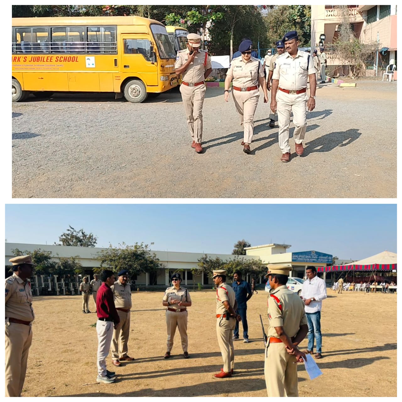 కౌంటింగ్ కేంద్రాల వద్ద పకడ్బందీ బందోబస్తు – క్షేత్రస్థాయిలో తనిఖీలు నిర్వహించిన జిల్లా ఎస్పీ స్నేహ మెహ్ర, ఐపీఎస్.