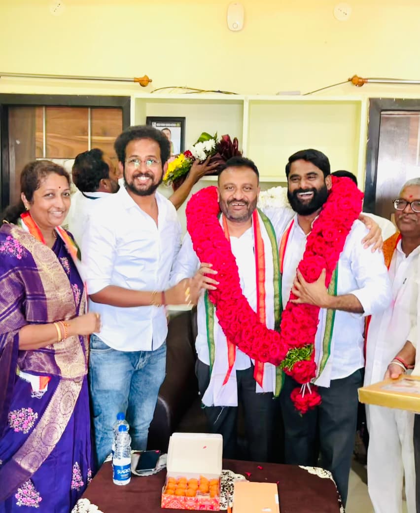 బిచ్కుంద మున్సిపాలిటీలో కాంగ్రెస్ పార్టీ ఘన విజయంగెలుపు సంబురాల్లో కాంగ్రెస్ శ్రేణులు