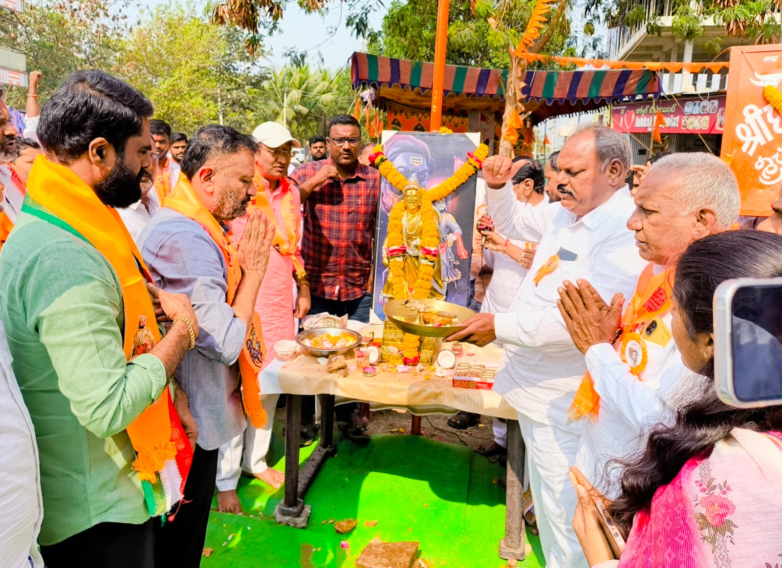 చత్రపతి శివాజీ మహారాజ్ జయంతి వేడుకలు ఘనంగా –