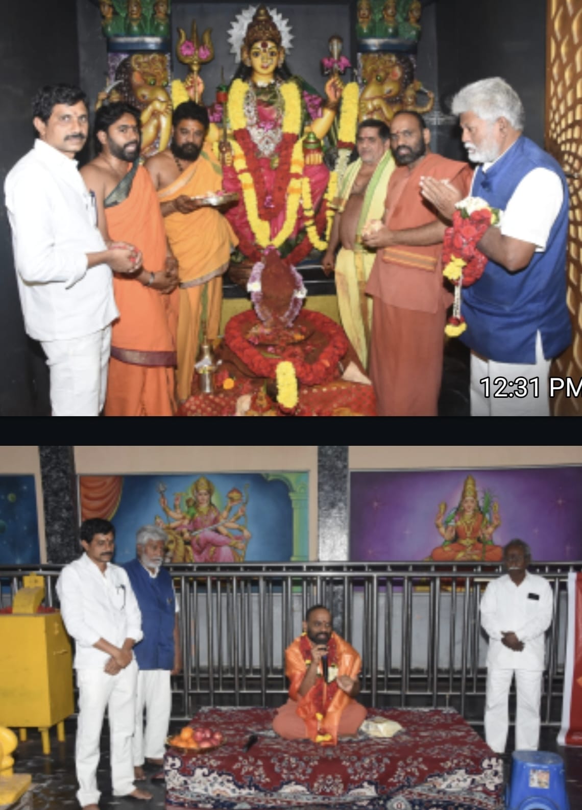 నూకాంబిక అమ్మవారిని దర్శించుకున్న బాల బ్రహ్మానంద సరస్వతి స్వామి