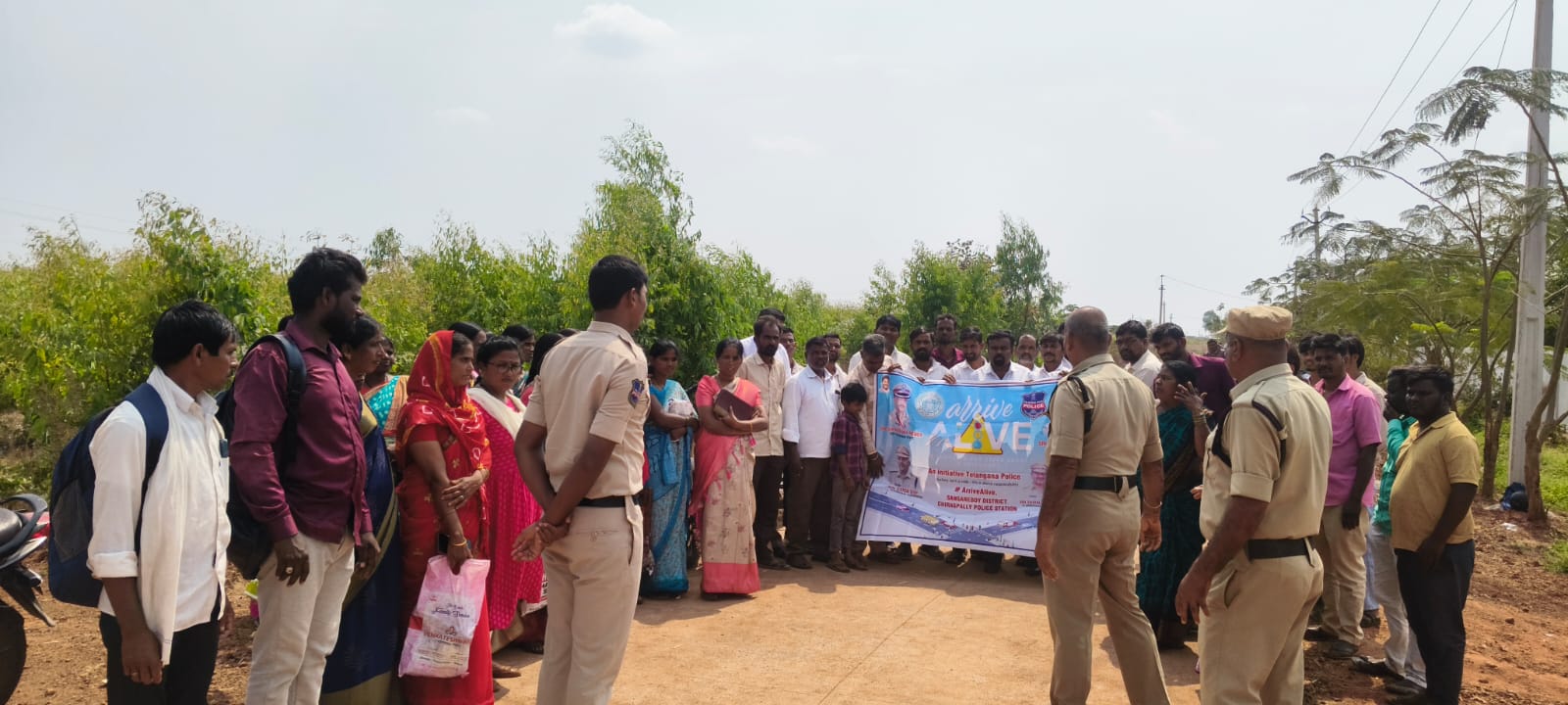 రోడ్డు భద్రతా నియమాలు పాటించాలి – చిరాగ్‌పల్లి పోలీసులు సూచన