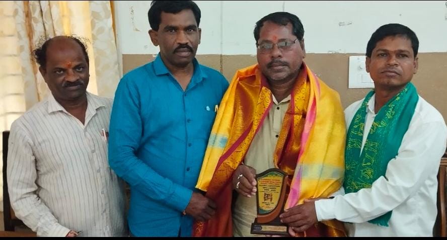 రాష్ట్ర స్థాయి బహుమతి విజేతకు ఘన సన్మానం.