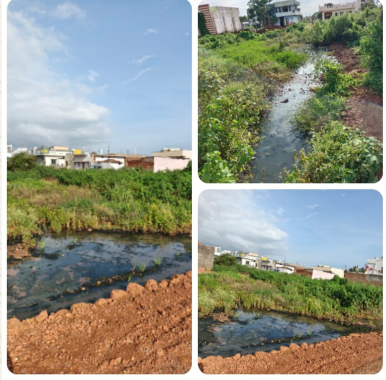 జహీరాబాద్ మున్సిపాలిటీ ఏరియా 10 వ వార్డ్ లో ఎక్కడికక్కడ మురికి నీరు నిలిచిపోయింది