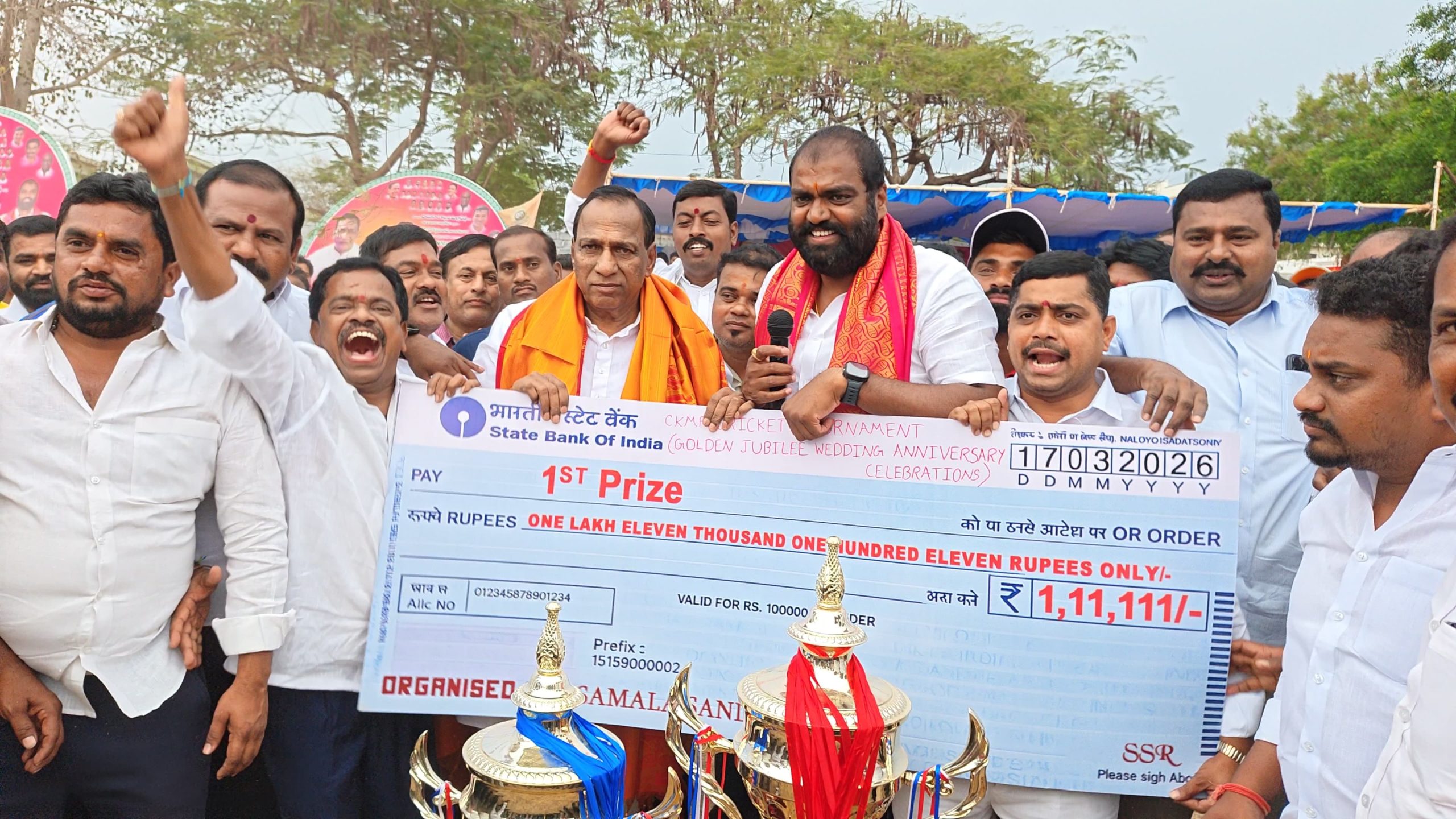 అట్టహాసంగా ముగిసిన ‘మల్లారెడ్డి కల్పన కప్’.. విజేతగా పిర్జాదిగూడ జట్టు