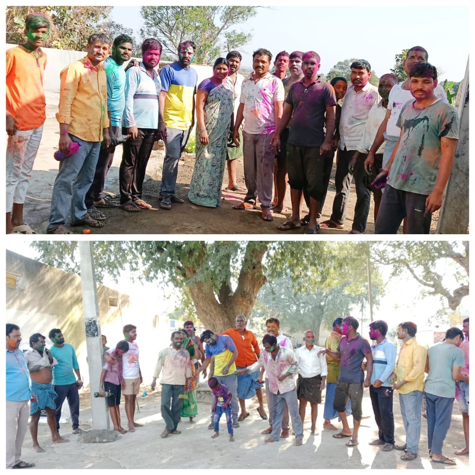 గట్టుపల్లి గ్రామంలో ఘనంగా హోలీ సంబరాలు