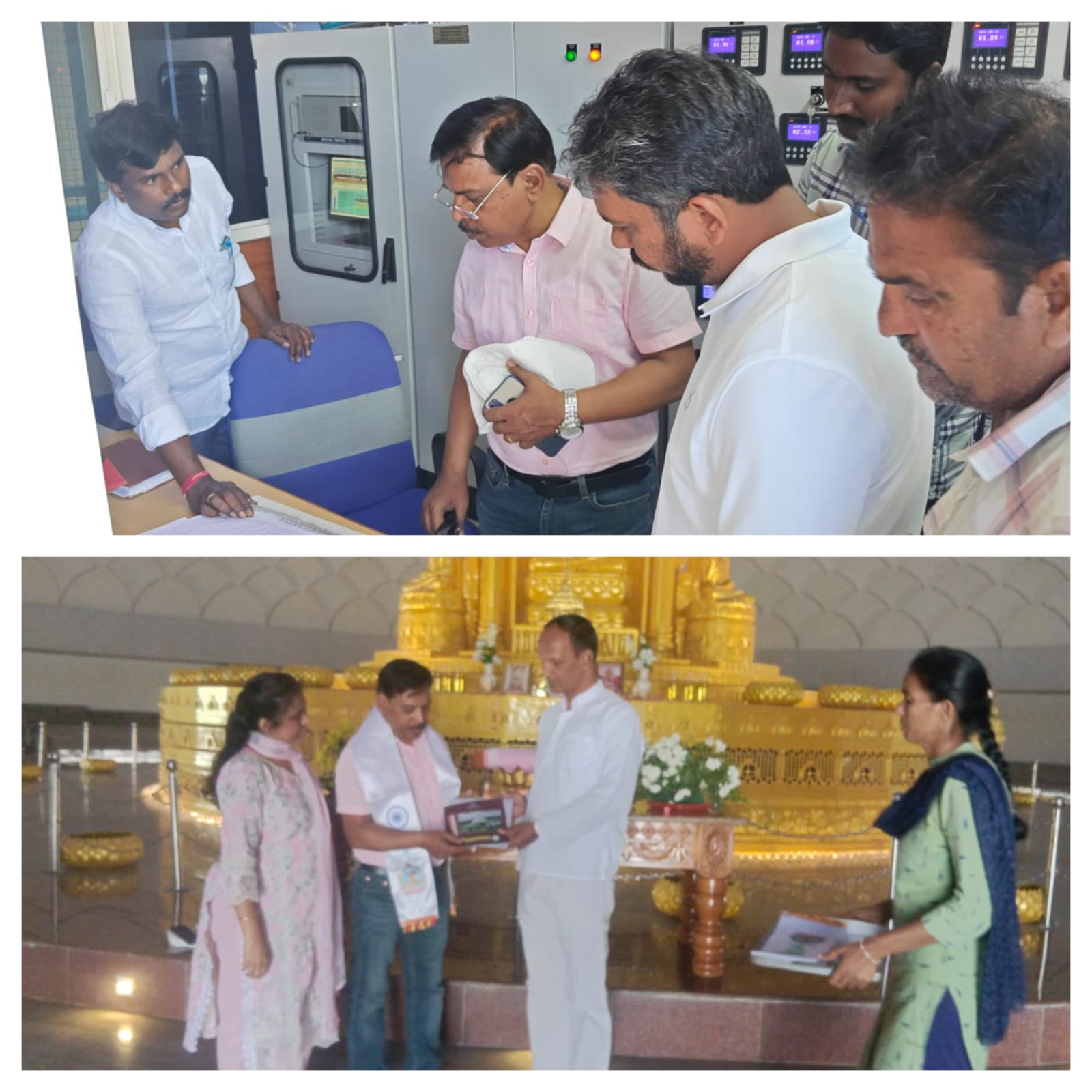 సాగర్ ప్రాజెక్టు పరిశీలించిన కె జి బి ఓ చీఫ్ ఇంజనీర్