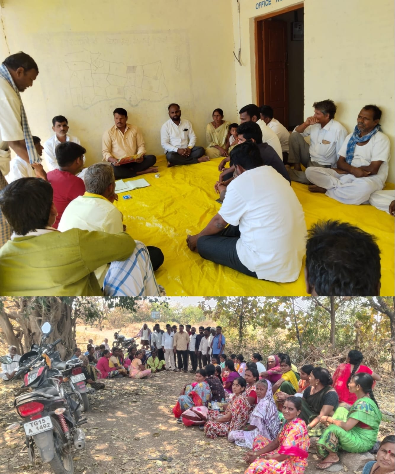 ముర్కుంజాల్ గ్రామ సచివాలయంలో గ్రామ సభ