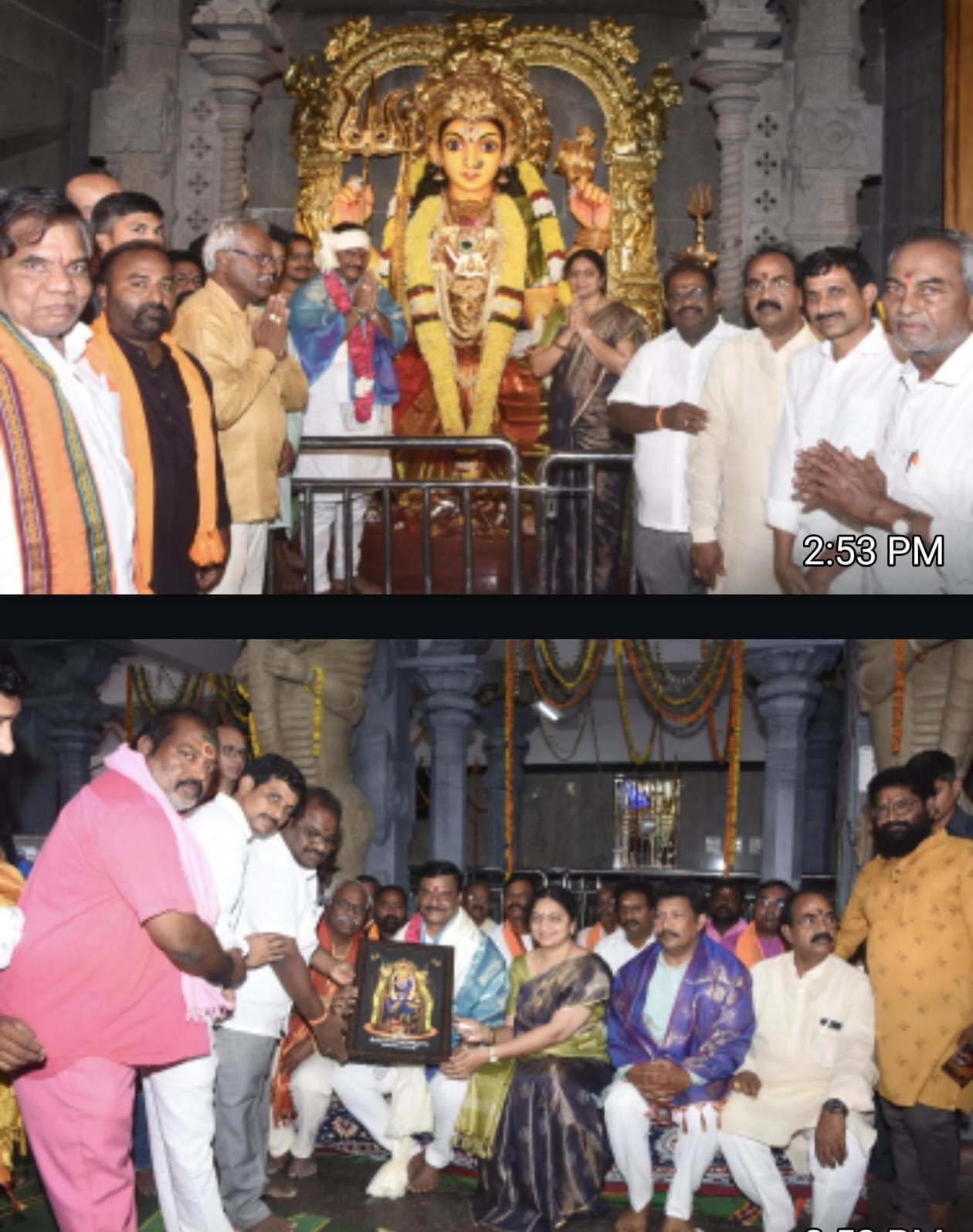 నూకాంబిక అమ్మవారిని దర్శించుకున్న రాష్ట్ర బిజెపి అధ్యక్షులు పివిఎన్ మాధవ్ దంపతులు