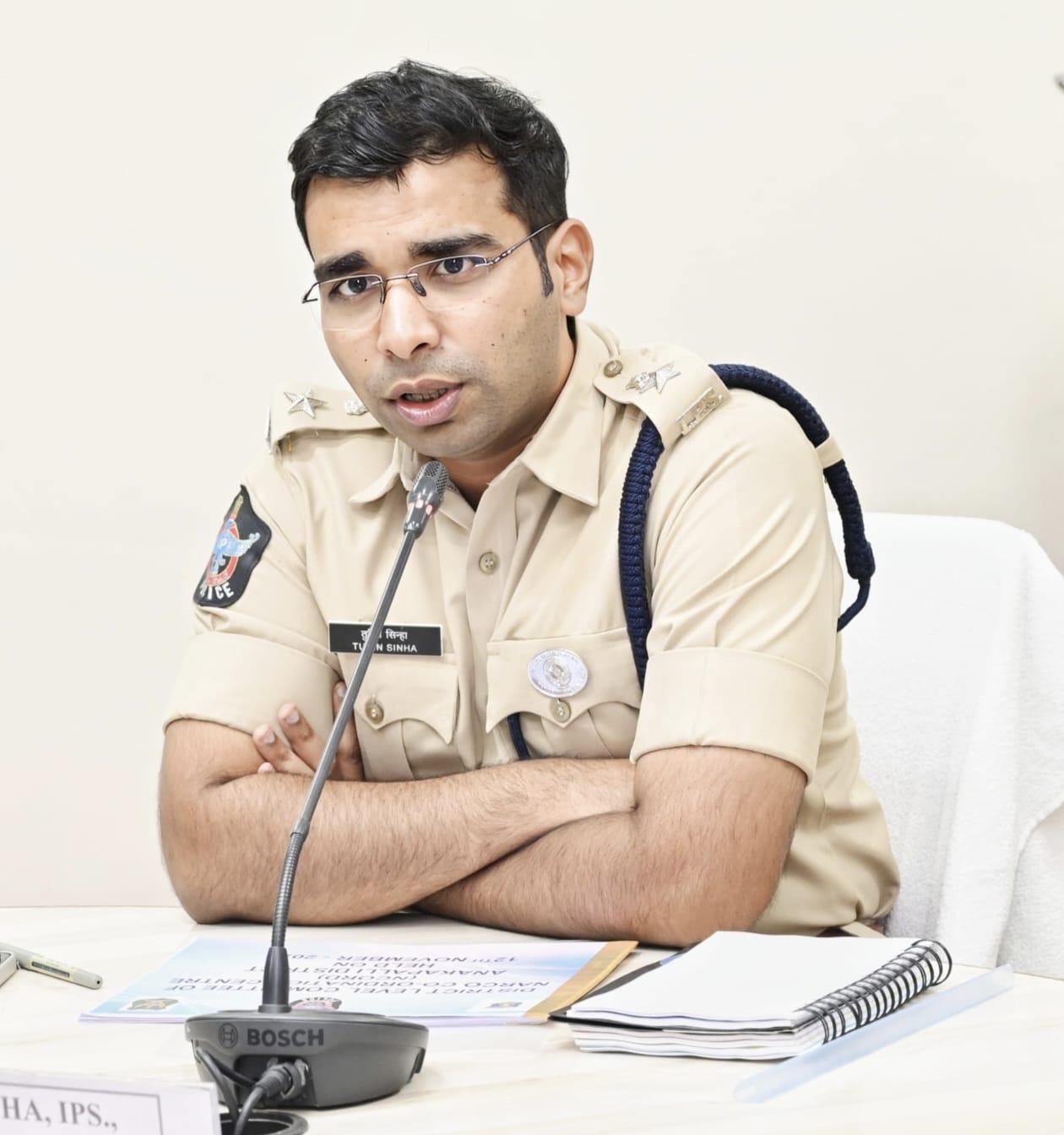 పదవ తరగతి పరీక్షల నిర్వహణకు పటిష్ట బందోబస్తు ఏర్పాట్లు – జిల్లా ఎస్పీ తుహిన్ సిన్హా