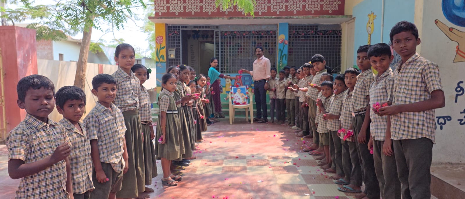 జగన్నాధపురం ప్రాథమిక పాఠశాలలో పొట్టి శ్రీరాములు జయంతి వేడుకలు.