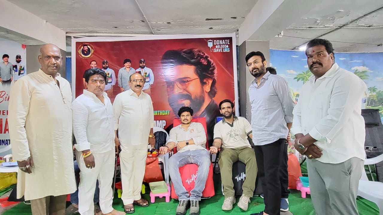 రక్తదాన శిబిరాని ప్రారంభించిన జనసేన నాయకులు: రామ్ తాళ్లూరి, ప్రేమ కుమార్