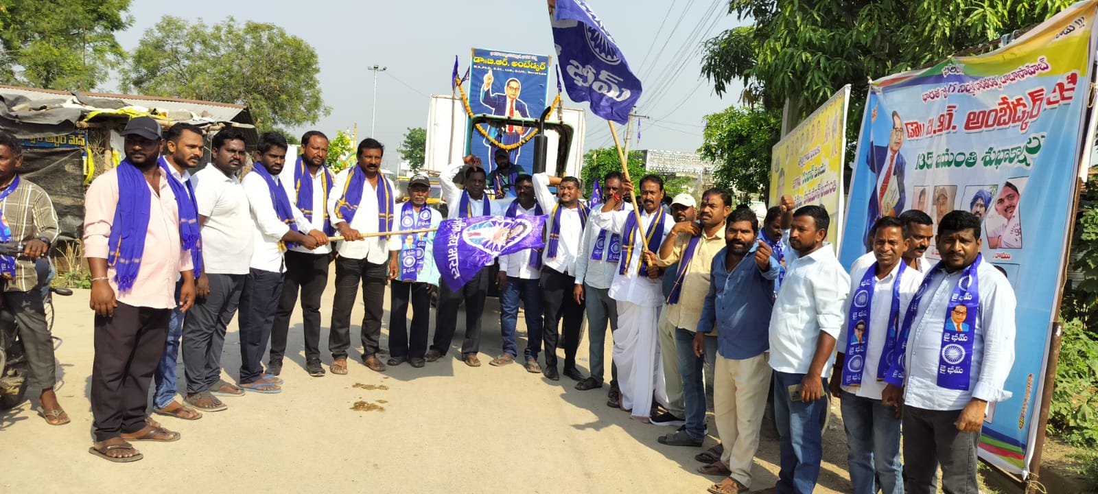 ఏర్గట్ల మండలంలో ఘనంగా డాక్టర్ బి.ఆర్ అంబేద్కర్ జయంతి వేడుకలు – 200 మందితో బైక్ ర్యాలీ
