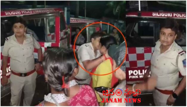 పోలిస్ అధికారిని పిచ్చి వేషాలు..బూతులు తిడుతున్న నెటిజన్లు (వీడియో చూడండి)