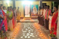 ప్రధాని మోదీ జన్మదినం సందర్భంగా మావుళ్లమ్మ ఆలయం లో & మందాకిని శక్తి పీఠంలో   ఆశీర్వచన దీపాలు
