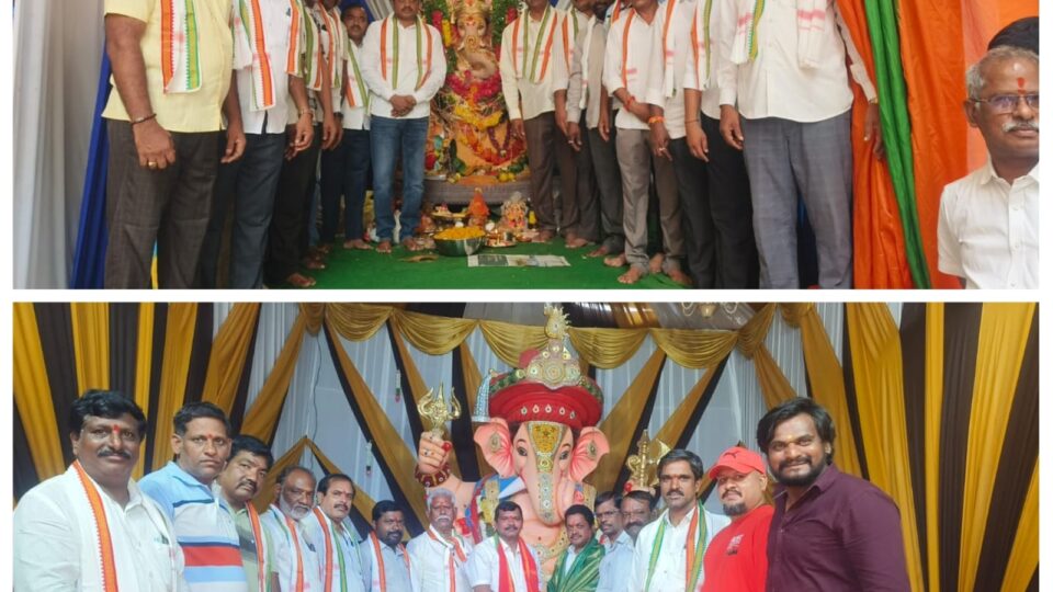 పాపిరెడ్డి నగర్‌లో ఘనంగా వినాయక మండపాల సందర్శనఅన్న ప్రసాద వితరణలో పాల్గొన్న కాంగ్రెస్ పార్టీ సీనియర్ నాయకులు చిట్టిరెడ్డి శ్రీధర్ రెడ్డి