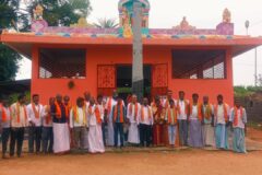 శ్రీ శివ పంచాయతన అభయాంజనేయ స్వామి ఆలయంలో పూజలు ప్రసాదం పంపిణీ