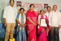 జాతీయ బాలసాహిత్య పురస్కారం అందుకున్న ఎడ్ల లక్ష్మి