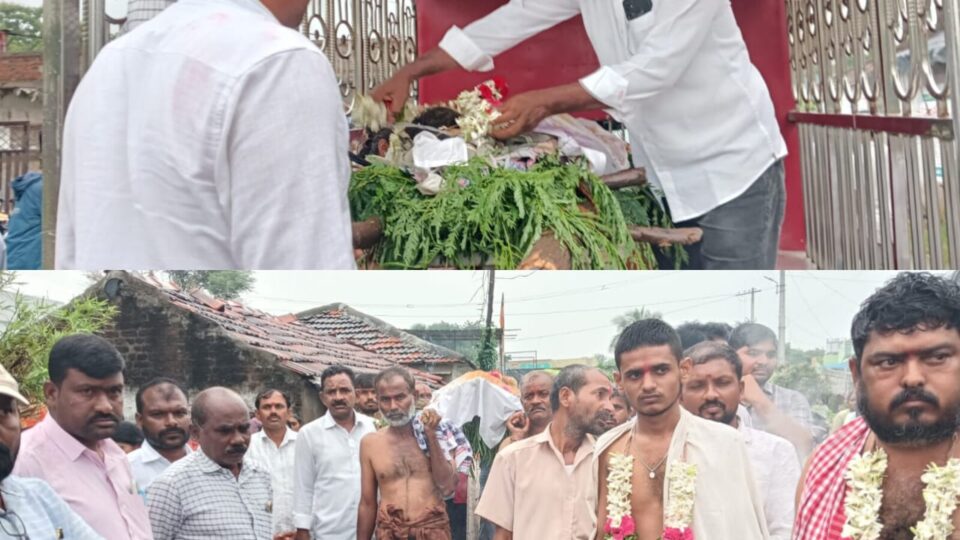 మృతిని కుటుంబాన్ని పరామర్శించిన మాజీ ఎంపీపీ మెతుకు తిరుపతి రెడ్డి