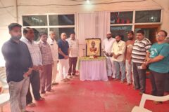 డాక్టర్ రఘు కుటుంబాన్ని పరామర్శించిన కాంగ్రెస్ మాజీ పట్టణ అధ్యక్షులు ఖుతుబోద్దీన్ పాషా