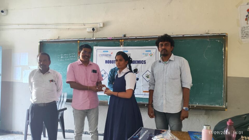 ఏర్గట్ల హైస్కూల్ ల్లో రోబోటిక్స్‌ వర్క్‌షాప్