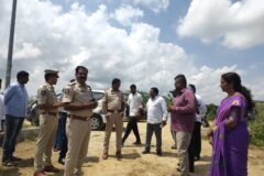 గణేష్ నిమజ్జన రూట్‌ను పరిశీలించిన పోలీస్, రెవెన్యూ, మున్సిపల్ అధికారులు