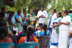 రామచంద్రపురం మండలం హసన్ బాదలో అంగన్వాడీ పోషణ మాసోత్సవాలు